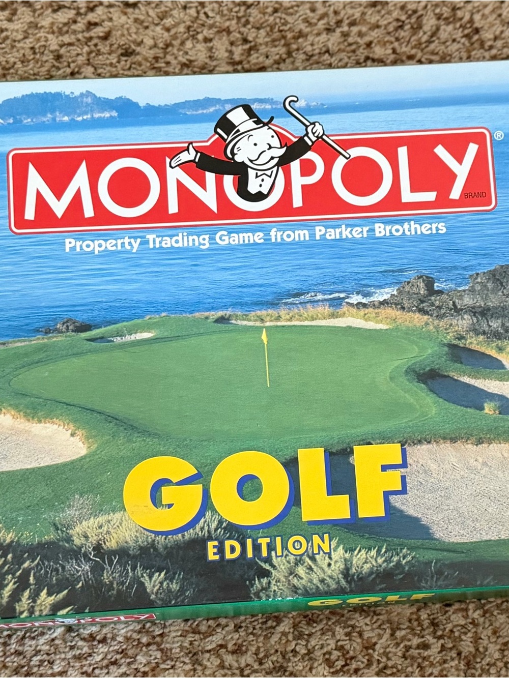 Monopoly Golf Edition Board Game by Monopoly - Green & Yellow